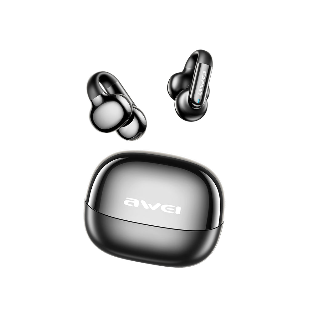 AWEI TZ30 Earphones (OWS Design,Ear Clip 2-MIc ENC)