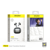 AWEI T92 Ai Earphone (Smart Translation Audio,Clear Calls) thumbnail