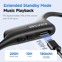 Awei Aerorun S10 Headphone (IP67 Waterproof,Semi-open) thumbnail